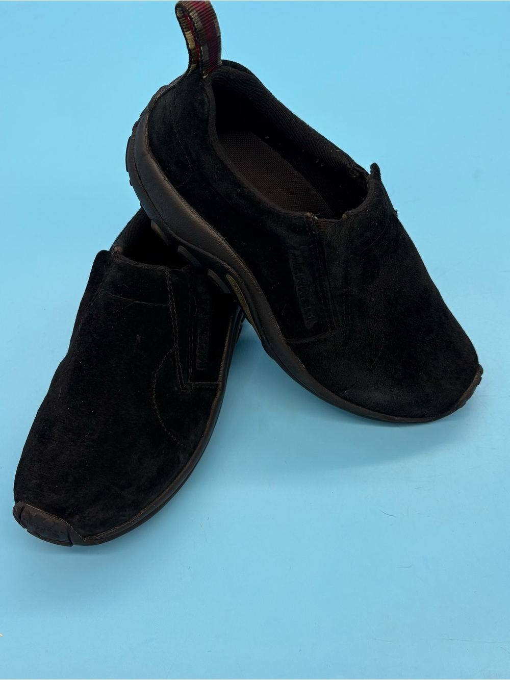 Merrell Jungle Moc Midnight Black
Suede Slip-On Shoes Size 8W - Picture 2 of 7